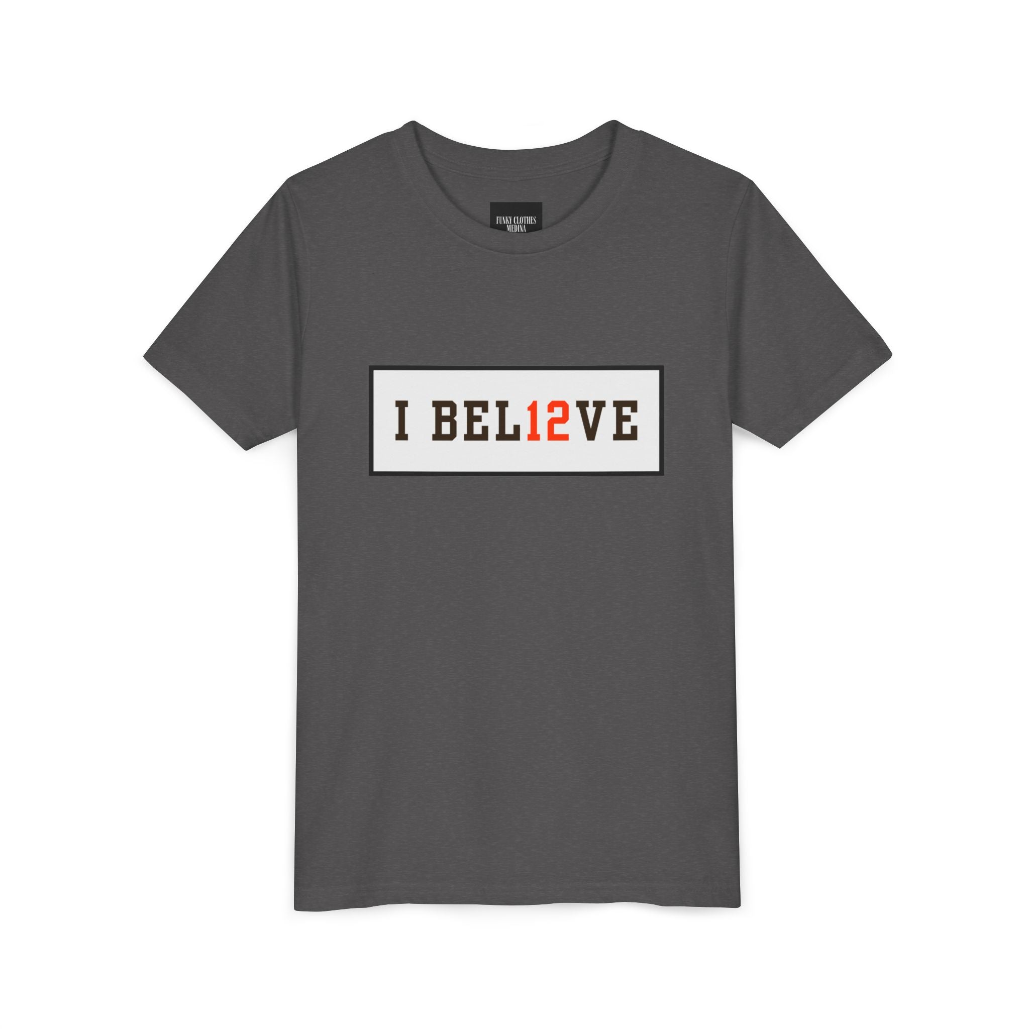 15% OFF BLACK FRIDAY SALE I BEL12VE Shedeur Sanders #12 Youth T-Shirt