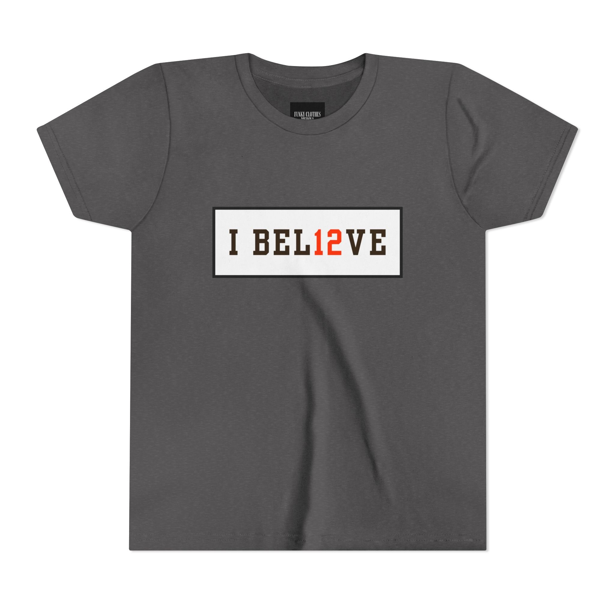 15% OFF BLACK FRIDAY SALE I BEL12VE Shedeur Sanders #12 Youth T-Shirt