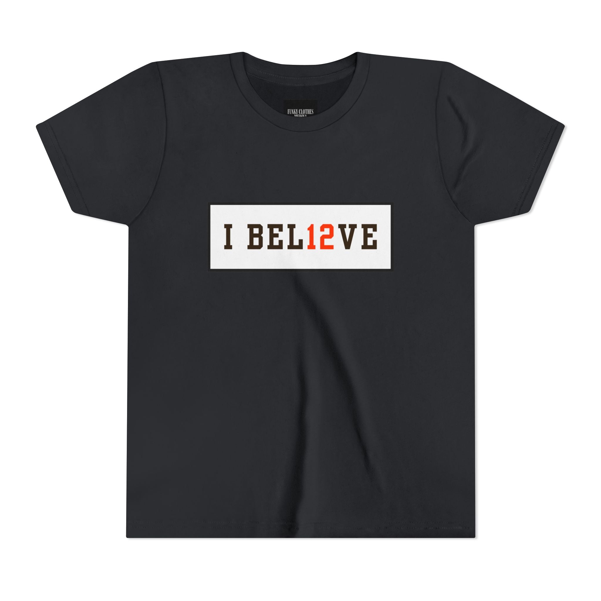 15% OFF BLACK FRIDAY SALE I BEL12VE Shedeur Sanders #12 Youth T-Shirt