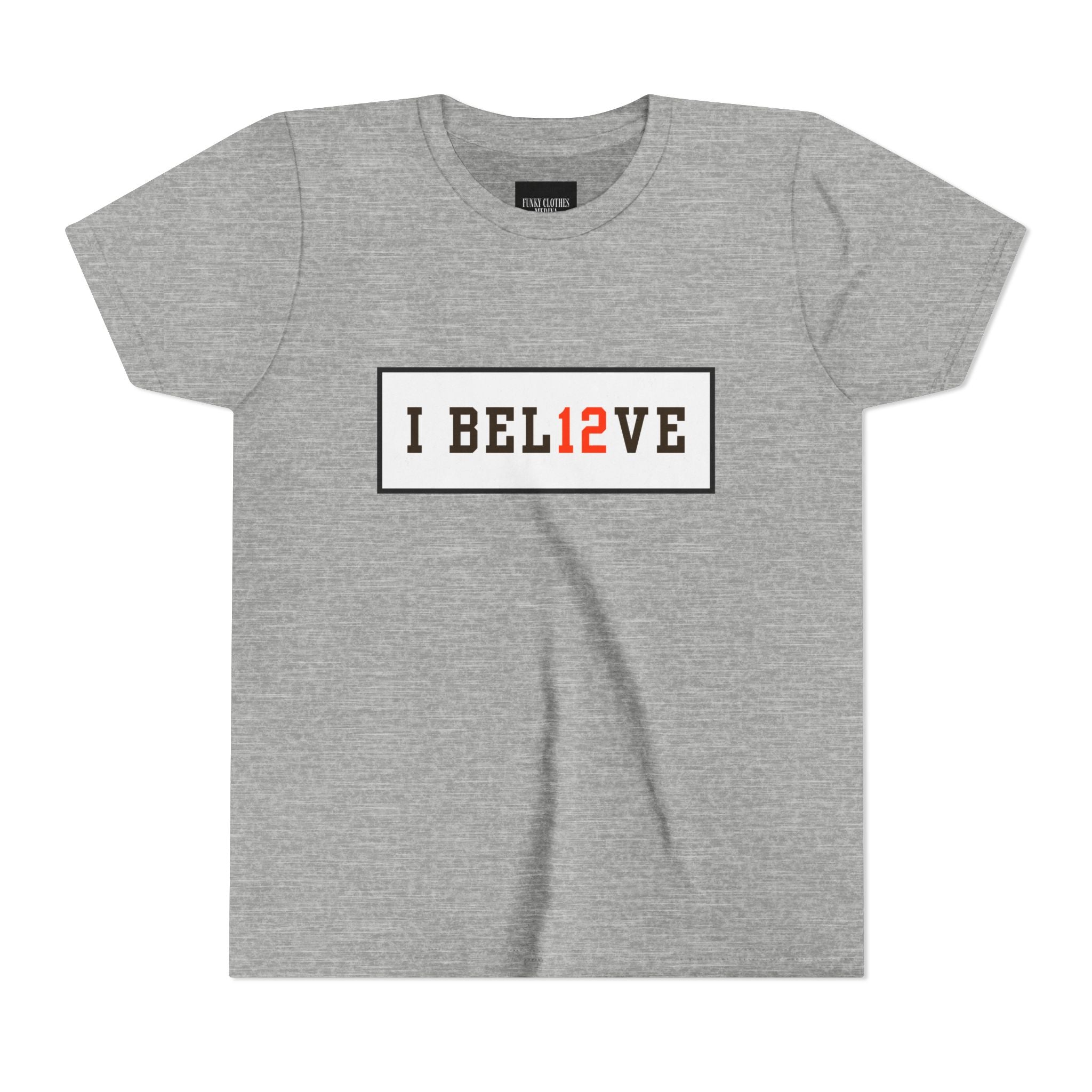 15% OFF BLACK FRIDAY SALE I BEL12VE Shedeur Sanders #12 Youth T-Shirt