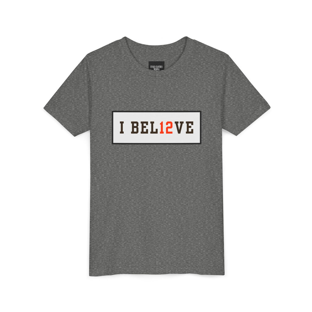 15% OFF BLACK FRIDAY SALE I BEL12VE Shedeur Sanders #12 Youth T-Shirt