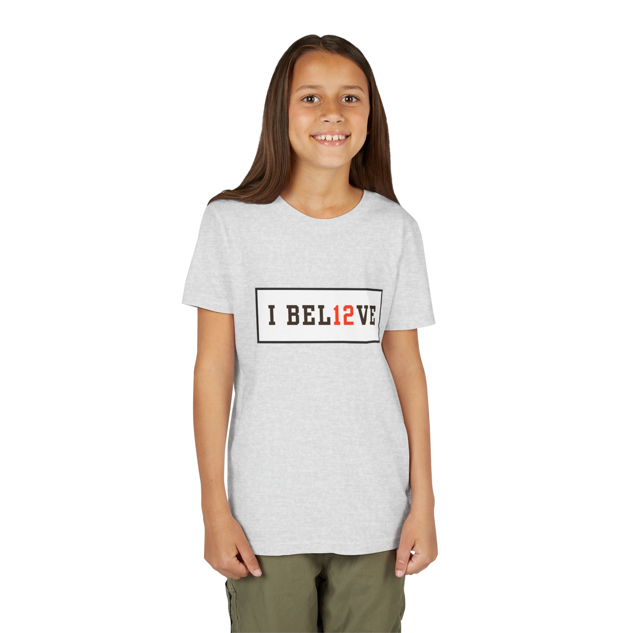 15% OFF BLACK FRIDAY SALE I BEL12VE Shedeur Sanders #12 Youth T-Shirt