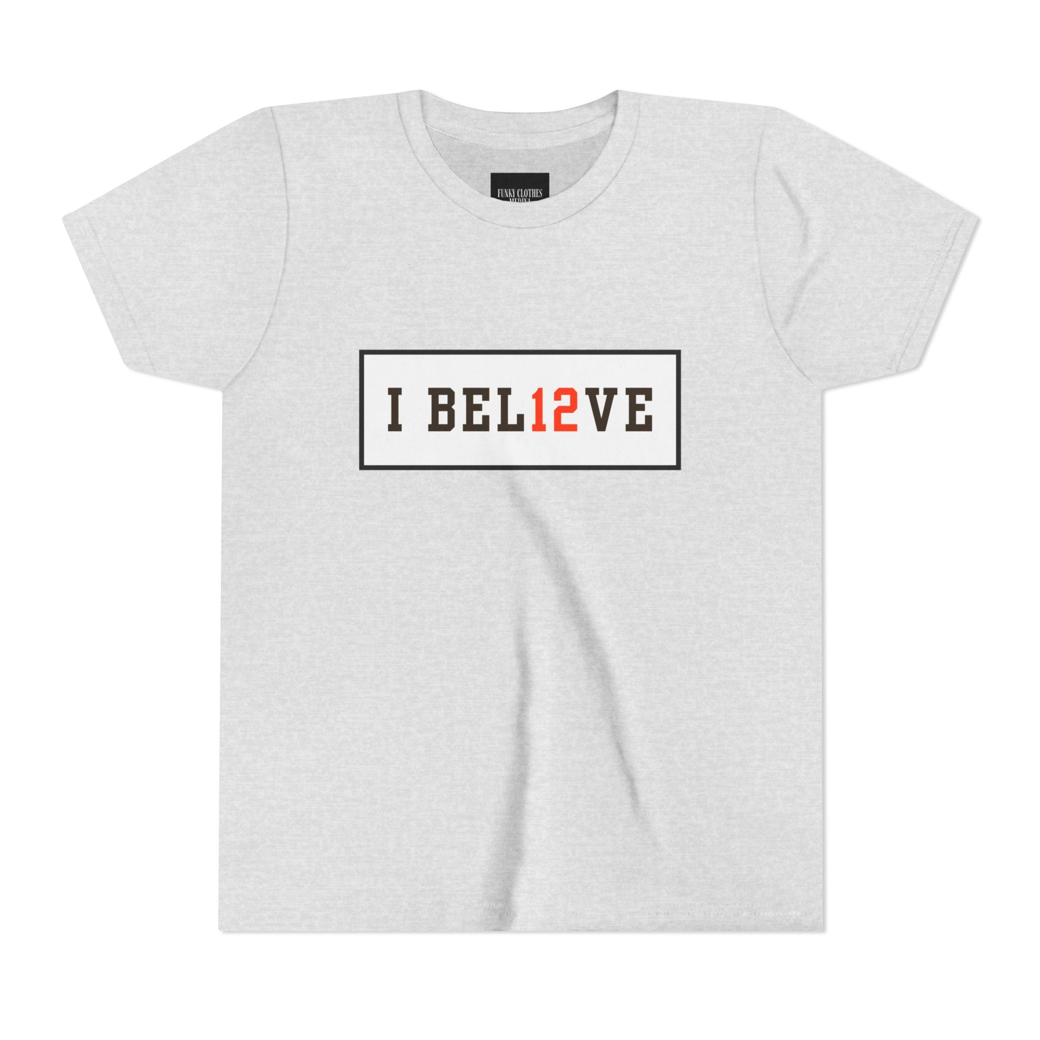 15% OFF BLACK FRIDAY SALE I BEL12VE Shedeur Sanders #12 Youth T-Shirt