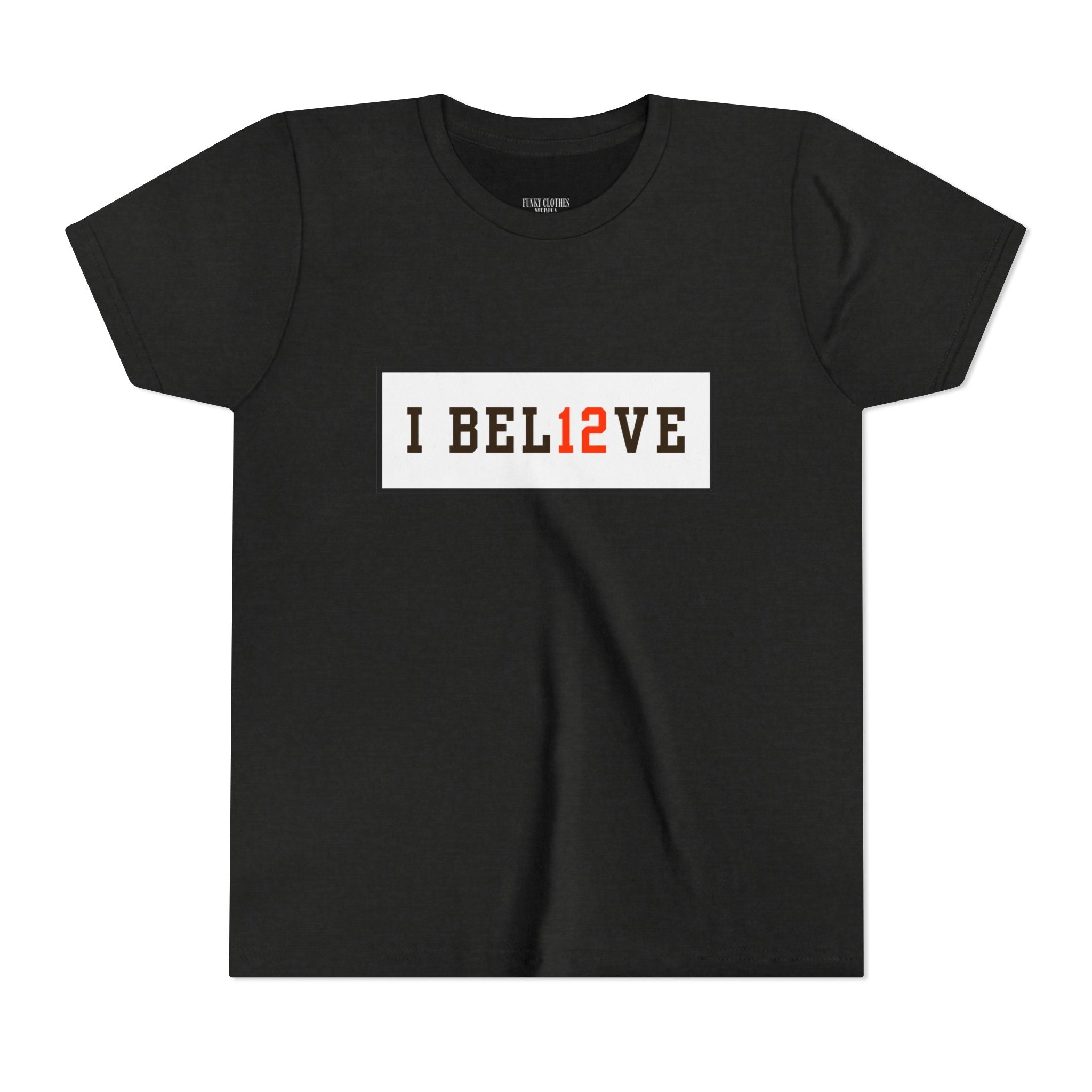 15% OFF BLACK FRIDAY SALE I BEL12VE Shedeur Sanders #12 Youth T-Shirt