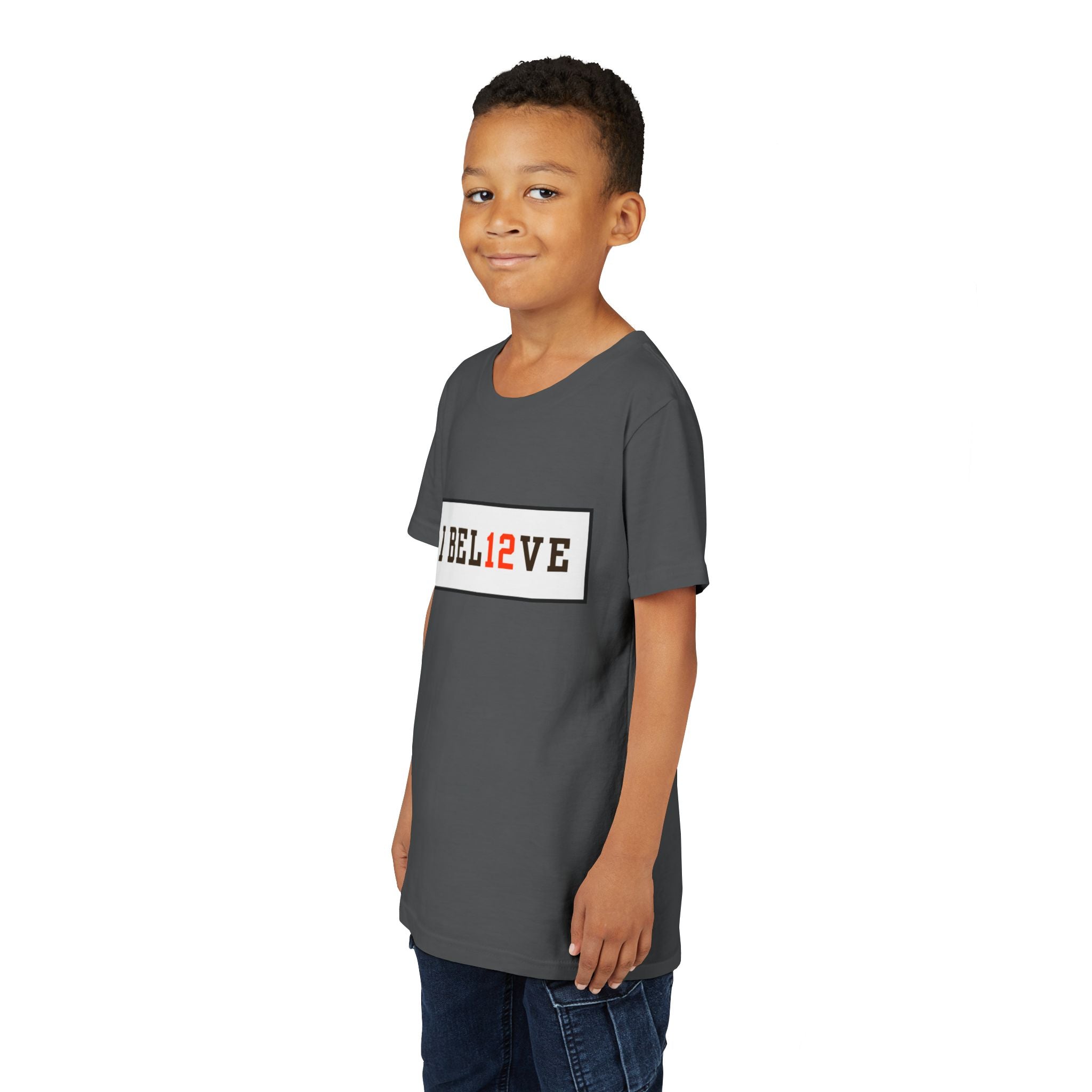 15% OFF BLACK FRIDAY SALE I BEL12VE Shedeur Sanders #12 Youth T-Shirt