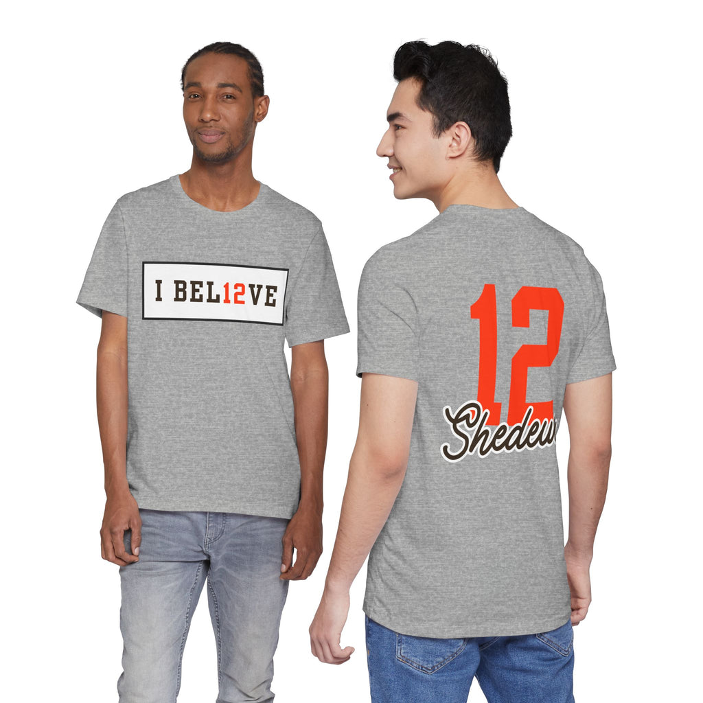 15% OFF BLACK FRIDAY SALE Shedeur Sanders Fan Tee – I BEL12VE #12