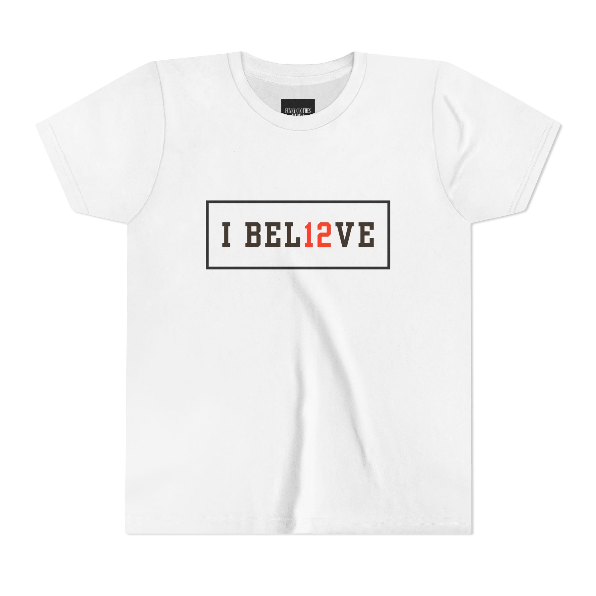 15% OFF BLACK FRIDAY SALE I BEL12VE Shedeur Sanders #12 Youth T-Shirt