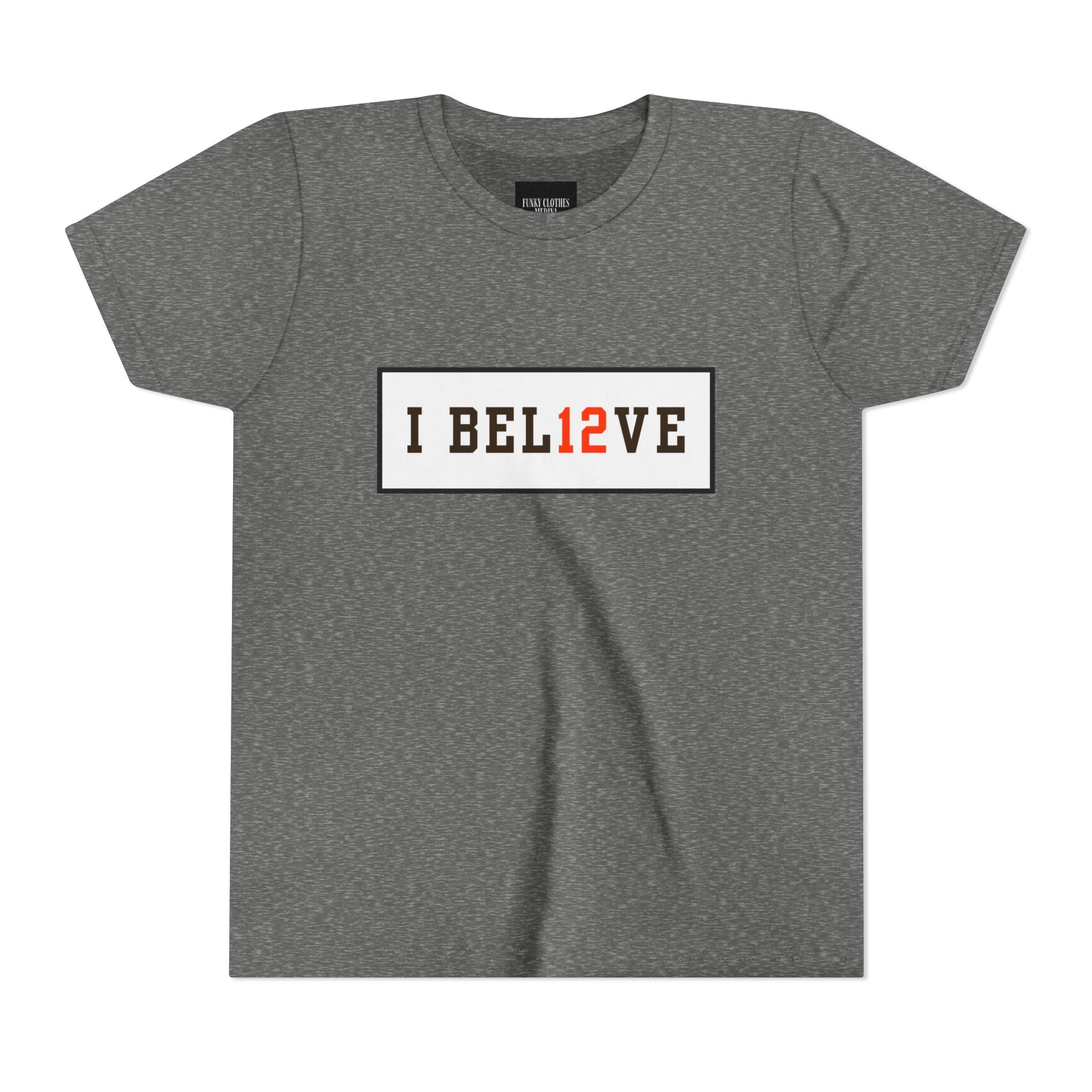 15% OFF BLACK FRIDAY SALE I BEL12VE Shedeur Sanders #12 Youth T-Shirt