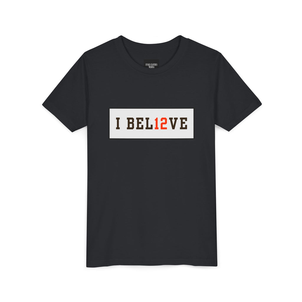 15% OFF BLACK FRIDAY SALE I BEL12VE Shedeur Sanders #12 Youth T-Shirt