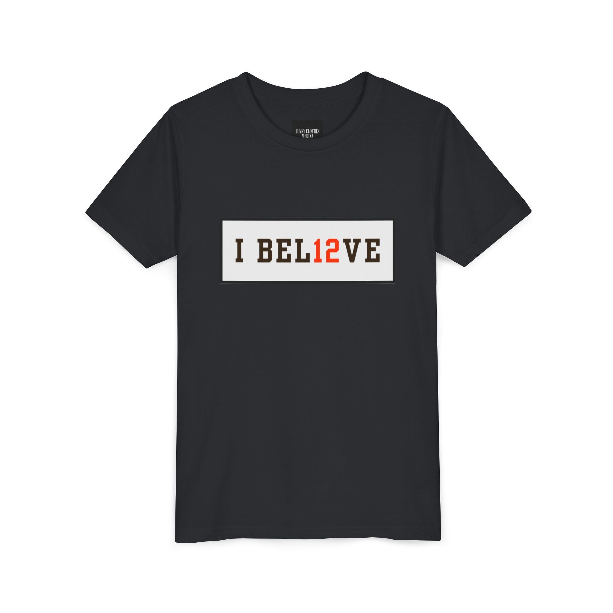 15% OFF BLACK FRIDAY SALE I BEL12VE Shedeur Sanders #12 Youth T-Shirt