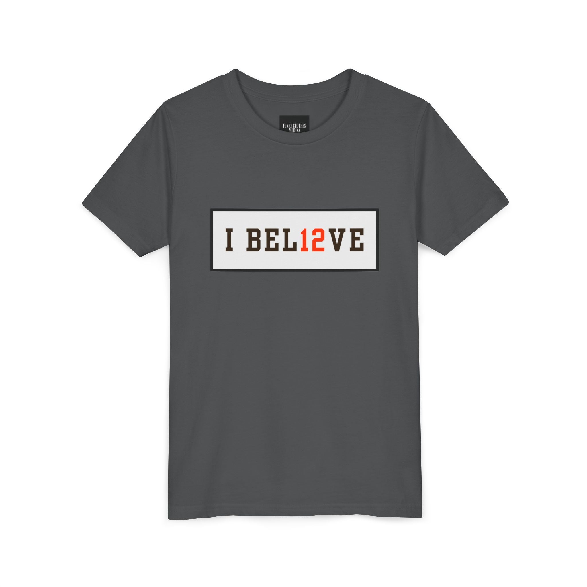 15% OFF BLACK FRIDAY SALE I BEL12VE Shedeur Sanders #12 Youth T-Shirt