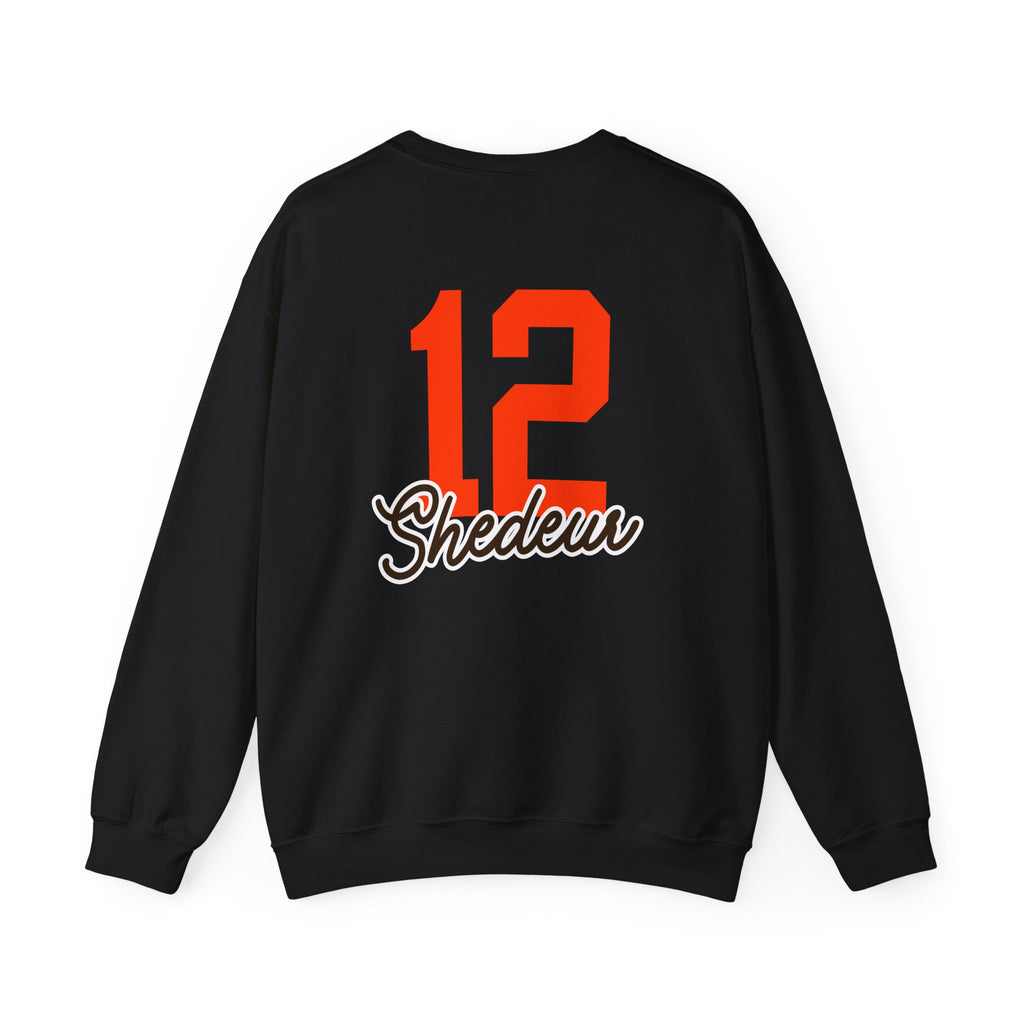 I BEL12VE Shedeur Sanders #12 Cozy Women’s Crewneck